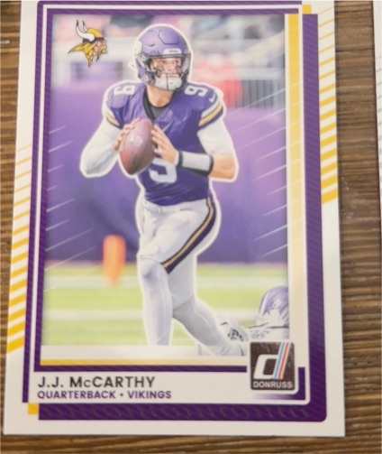 2025 Panini Donruss #57 J.J. McCarthy — front