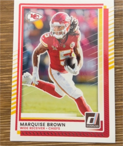 2025 Donruss #122 Marquise Brown — front