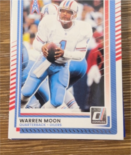 2025 Donruss #186 Warren Moon — front