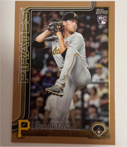 2025 Topps Update #US32 Braxton Ashcraft — front