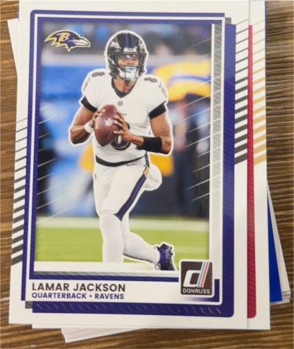 2025 Panini Donruss #102 Lamar Jackson — front