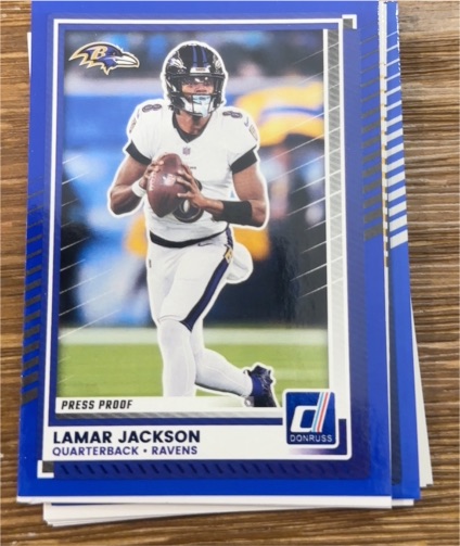 2025 Donruss #102 Lamar Jackson — front