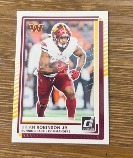 2025 Donruss #30 Brian Robinson Jr. — front