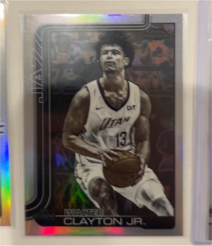 2025-26 Topps Chrome #268 Walter Clayton Jr. — front