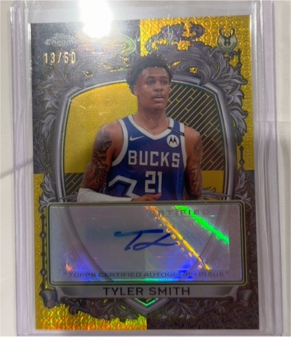 2025-26 Topps Chrome #SS-TS Tyler Smith Signature Style Auto — front