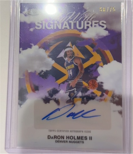 2025-26 Topps Chrome #SWS-DH DaRon Holmes II — front