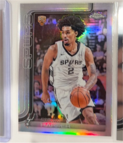 2025-26 Topps Chrome #252 Dylan Harper — front