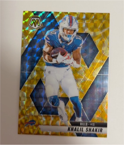 2025 Panini Mosaic #10 Khalil Shakir — front