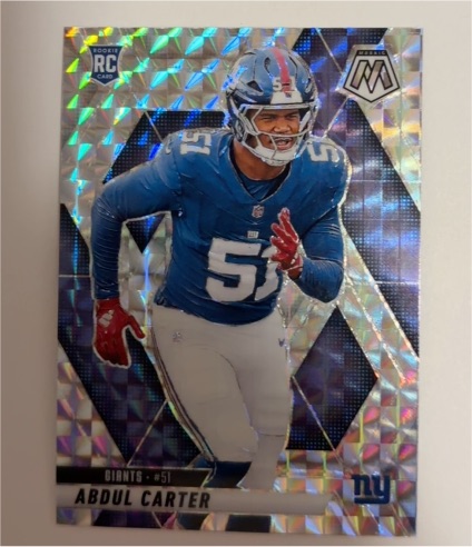 2025 Panini Mosaic #317 Abdul Carter — front