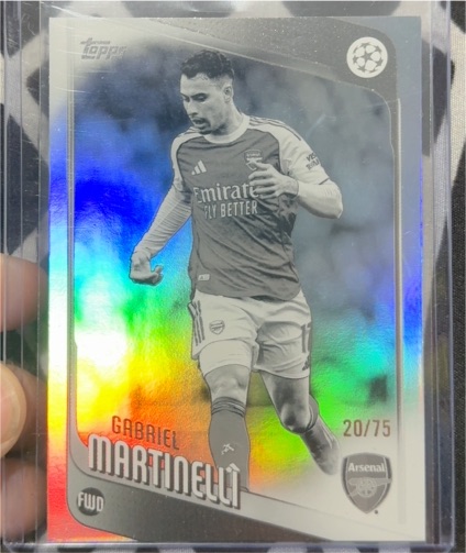 2025-26 Topps UEFA Club Competitions #20 Gabriel Martinelli — front