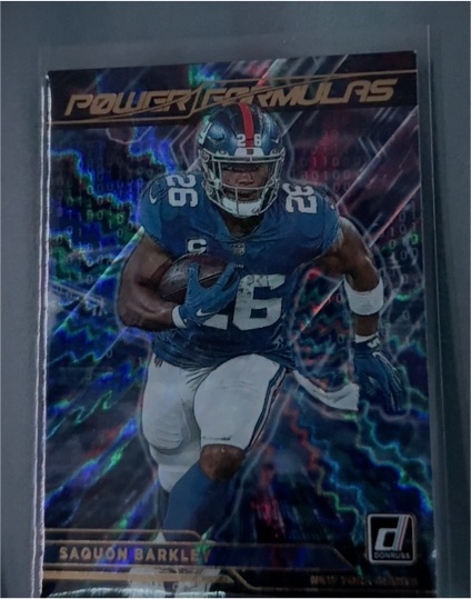 2021 Donruss Power Formulas #PF16 Saquon Barkley — front