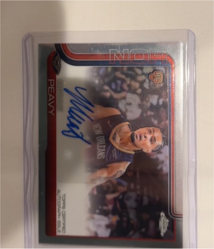 2025-26 Topps Chrome #291 Micah Peavy — front