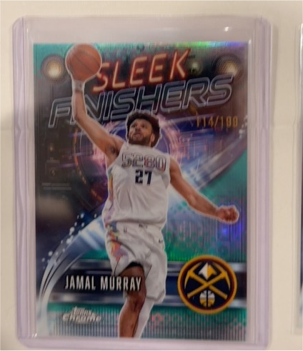 2025-26 Topps Chrome #SF-18 Jamal Murray Sleek Finishers — front