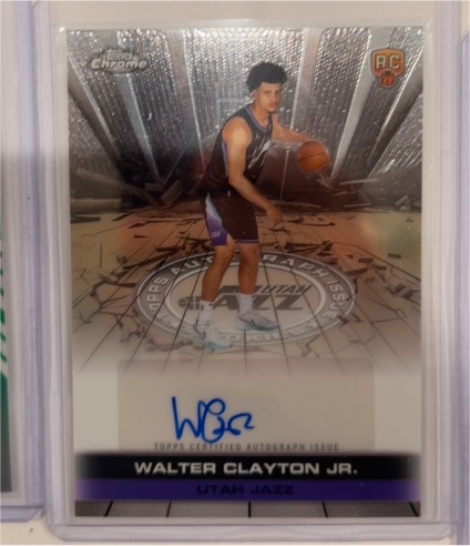 2025-26 Topps Chrome #TAIR-WCJ Walter Clayton Jr. Autograph Issue Rookie — front