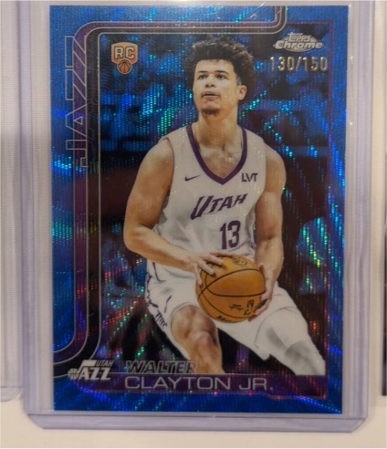 2025-26 Topps Chrome #268 Walter Clayton Jr. — front