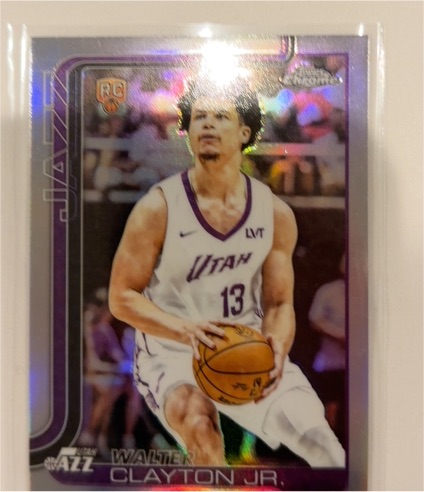 2025-26 Topps Chrome #268 Walter Clayton Jr. — front