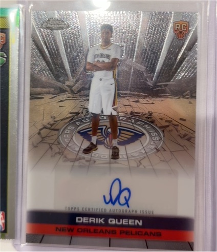 2025-26 Topps Chrome #TAIR-DQ Derik Queen — front