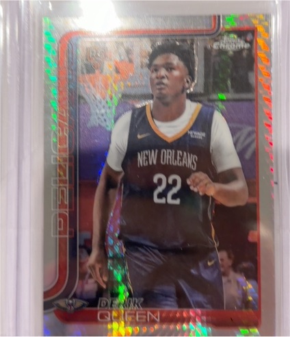 2025-26 Topps Chrome #263 Derik Queen — front