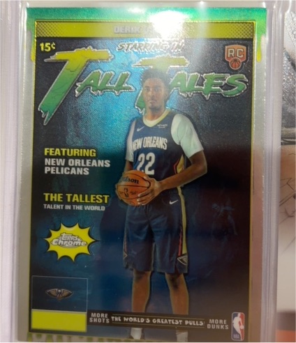 2025-26 Topps Chrome #TT-18 Derik Queen Tall Tales Rookie — front