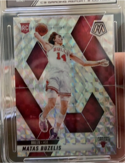 2024-25 Panini Mosaic #223 Matas Buzelis — front