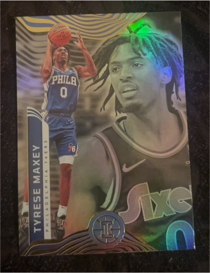 2021-22 Panini Illusions #15 Tyrese Maxey — front