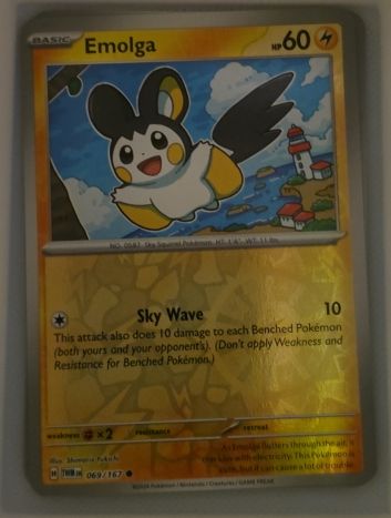 2024 Pokémon TCG Twilight Masquerade #069 Emolga — front
