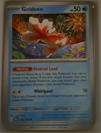 2025 Pokémon Prismatic Evolutions #20 Goldeen — front