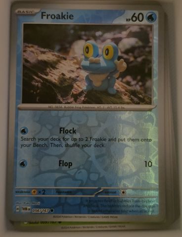 2024 Pokemon SV06: Twilight Masquerade #056 Froakie — front