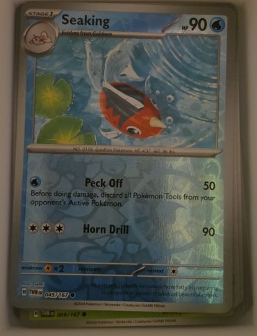 2023 Pokémon SV06: Twilight Masquerade #045 Seaking — front