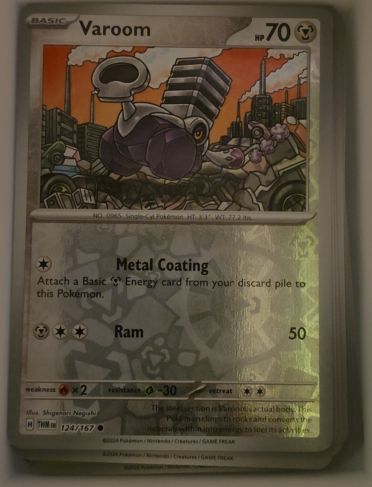 2023 Pokémon SV06: Twilight Masquerade #124 Varoom — front