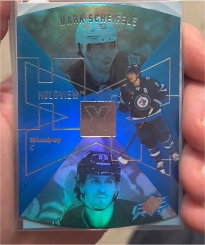 2023-24 Upper Deck Extended Series 1997-98 SPx Holoview Mark Scheifele #SPX-36 — front