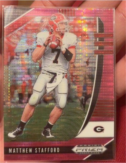 2020 Panini Prizm Draft Picks #72 Matthew Stafford — front