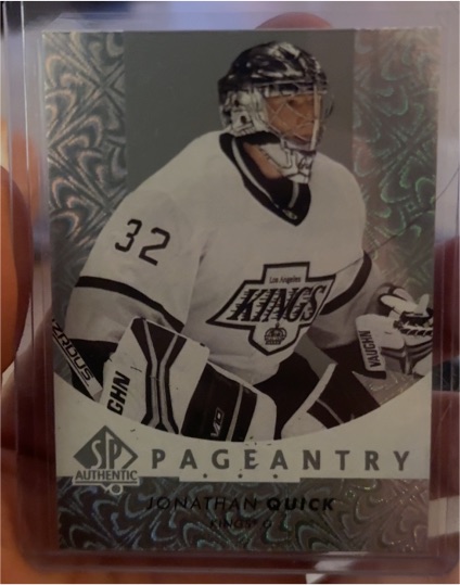 2022-23 Upper Deck SP Authentic Pageantry #P-17 Jonathan Quick — front