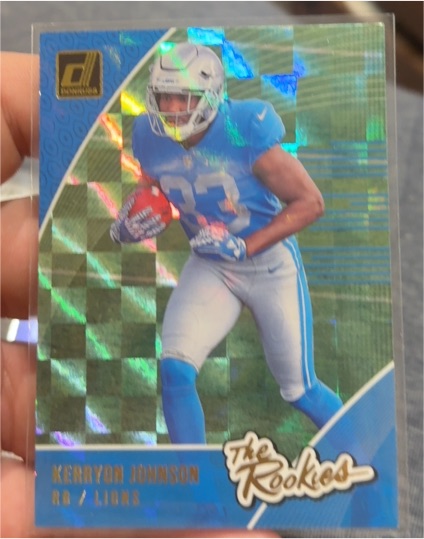 2018 Donruss The Rookies #R-20 Kerryon Johnson — front