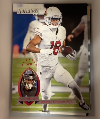 2025 Panini Donruss #24 Marvin Harrison Jr. Retro 1995 — front