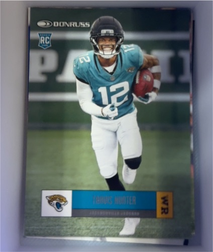 2025 Panini Donruss #R05-TVH Travis Hunter Retro Rookie — front