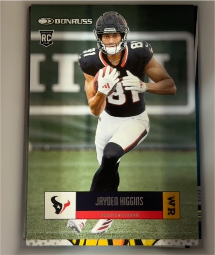 2025 Donruss #R05-JYH Jayden Higgins Retro 2005 — front