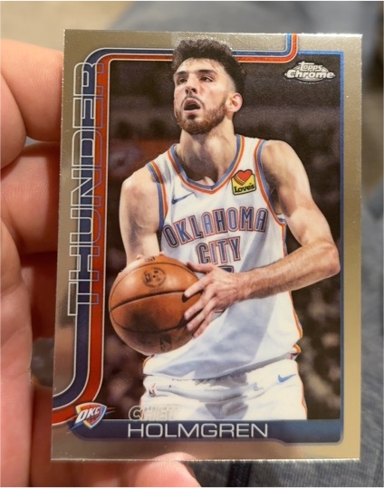 2025-26 Topps Chrome #134 Chet Holmgren — front