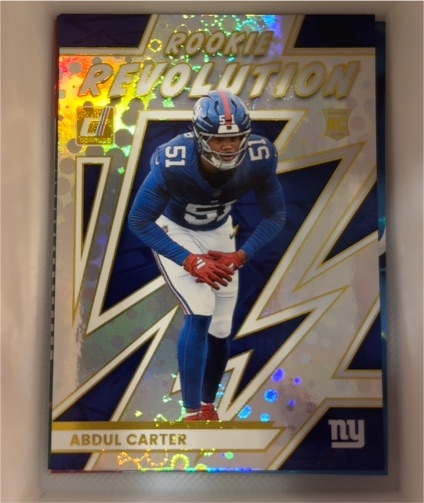 2025 Panini Donruss #11 Abdul Carter Rookie Revolution — front
