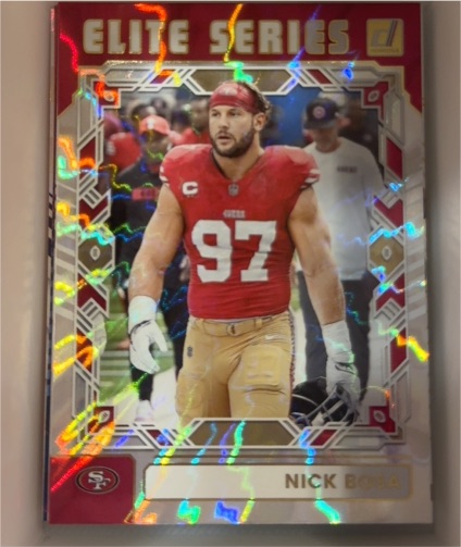 2025 Panini Donruss The Elite Series #TES-NBO Nick Bosa — front