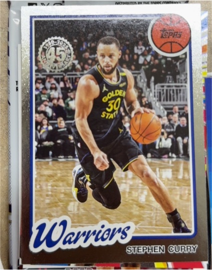 2025-26 Topps 45th Anniversary #80BK-89 Stephen Curry — front