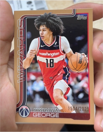 2025-26 Topps #98 Kyshawn George — front