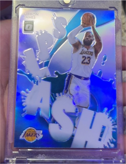 2020-21 Panini Donruss Optic #13 LeBron James Splash! — front
