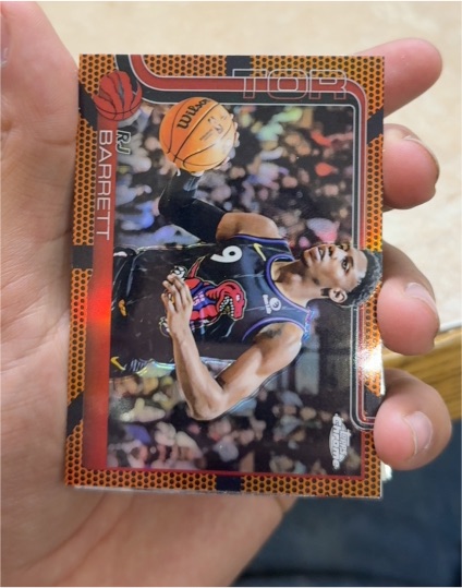 2025-26 Topps Chrome #225 RJ Barrett — front
