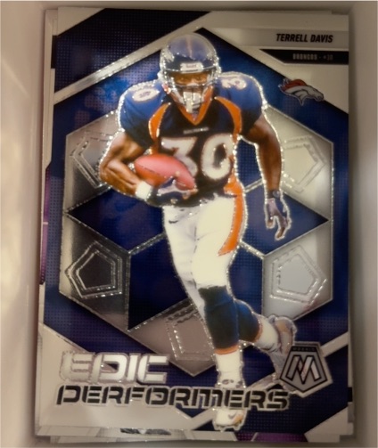 2025 Panini Mosaic #17 Terrell Davis Epic Performers — front