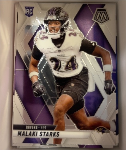 2025 Panini Mosaic #347 Malaki Starks — front