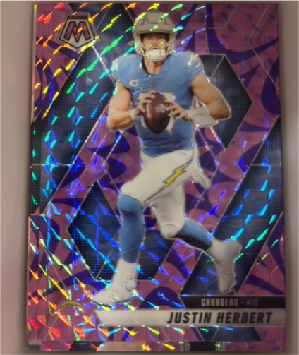 2025 Panini Mosaic #80 Justin Herbert — front