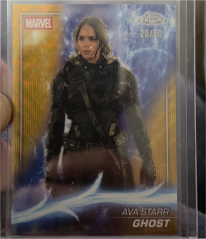 2025 Topps Chrome Marvel Studios #28 Ava Starr Ghost — front
