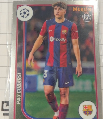 2023-24 Topps Merlin UEFA Club Competitions #103 Pau Cubarsi — front