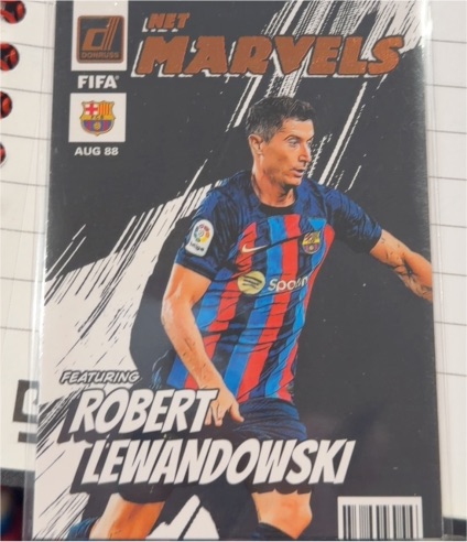 2022-23 Panini Donruss Net Marvels #8 Robert Lewandowski — front